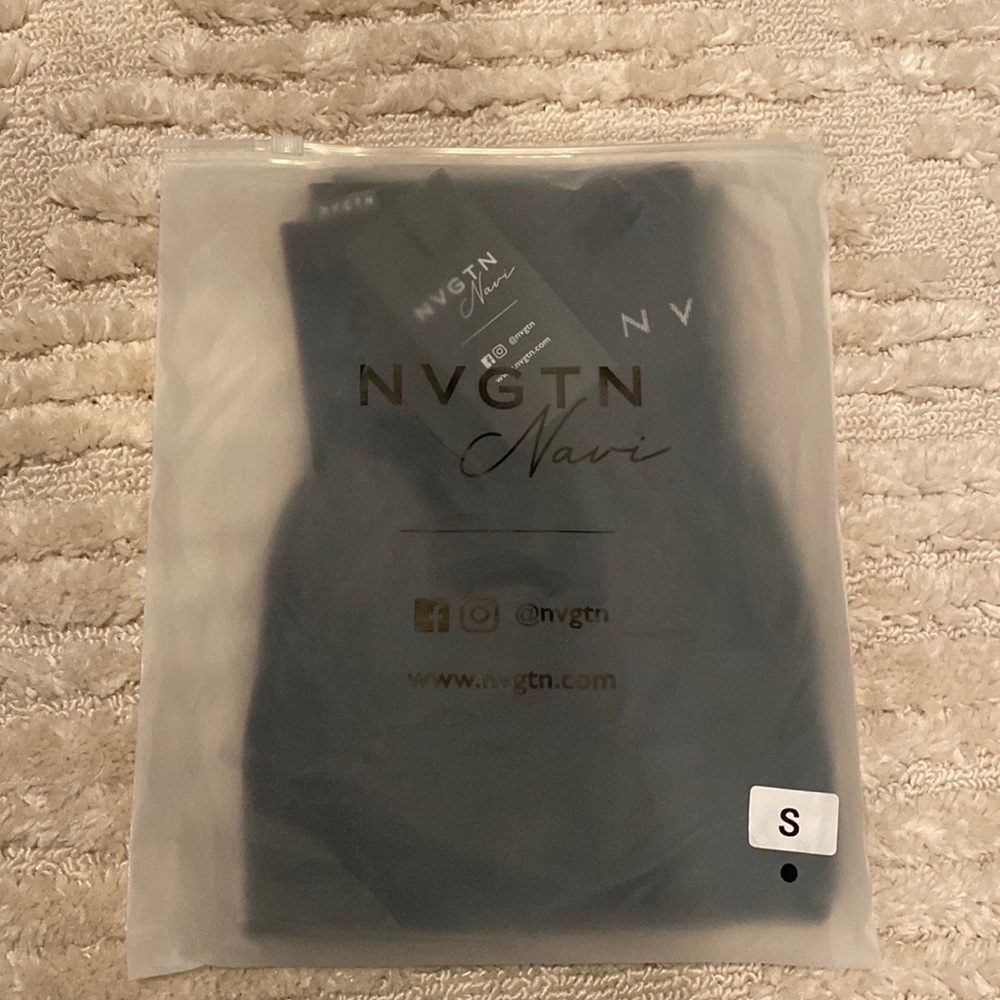 COPY - NVGTN black solid seamless leggings